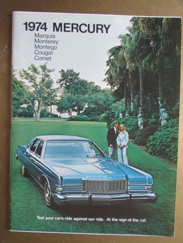 1974 MERCURY full line Prestige brochure, Engels beschikbaar voor biedingen