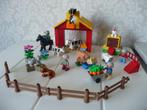 duplo  paardestall 4690  met extra duplo erin, Ophalen of Verzenden, Zo goed als nieuw, Losse stenen, Duplo