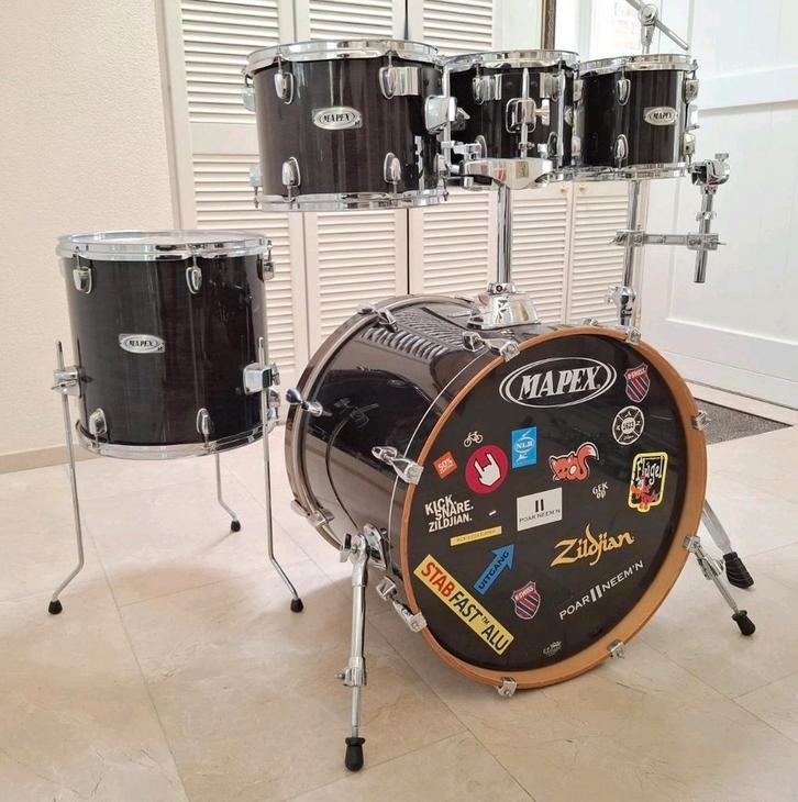 Mapex M series shell set Mars shellset, Muziek en Instrumenten, Instrumenten | Onderdelen, Zo goed als nieuw, Drums of Percussie