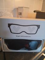 Leuke coole lichtkrant Led bril, Ophalen of Verzenden, Zo goed als nieuw