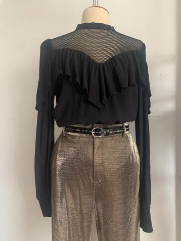 Baum und Pferdgarten Top Blouse roesel zwart 38/M - 40/ L beschikbaar voor biedingen