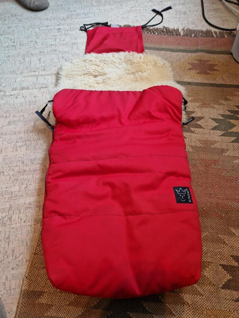 Kaiser Voetenzak - Rood, Ophalen of Verzenden, Zo goed als nieuw, 85 tot 100 cm, Slaapzak