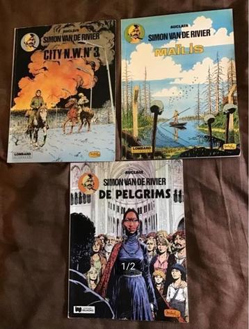 3 delen Simon van de rivier door Auclair en Riondet  beschikbaar voor biedingen