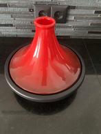 Le Creuset Tajine, Ophalen of Verzenden, Zo goed als nieuw, Gietijzer, Koekenpan of Braadpan