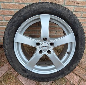 Dezent 17 inch 5x112 velgen zgan met winterbanden 4 stuks beschikbaar voor biedingen