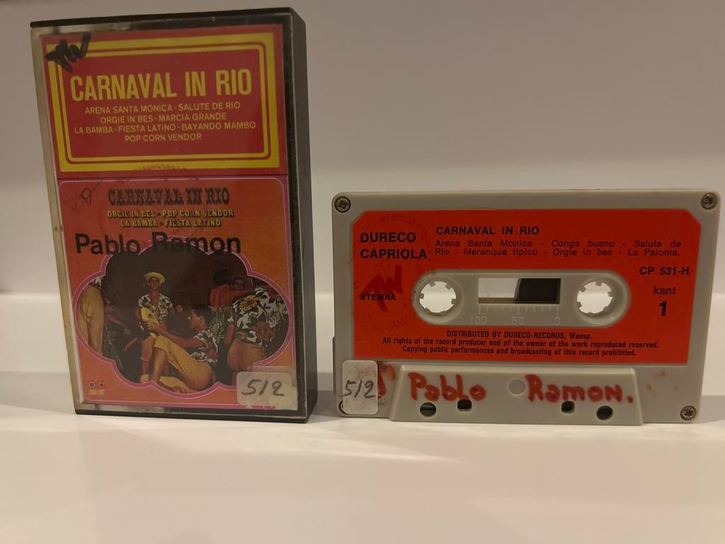 Cassetteband - Carnaval in Rio, Gebruikt, Wereldmuziek, 1 bandje, Ophalen of Verzenden