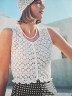 Haakpatroon Vestje  36 - 38 /  mutsje  nr 6306 74, Hobby en Vrije tijd, Breien en Haken, Verzenden, Nieuw, Haken