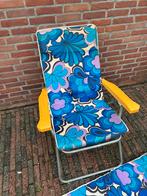 Vintage retro tuinstoel klapstoel campingstoel kampeerstoel, Ophalen of Verzenden