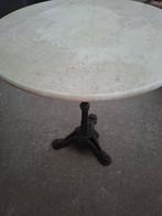 Marmer tafeltje 60cm doorsnee,70cm hoog, Huis en Inrichting, Tafels | Bijzettafels, Ophalen, Rond, 45 tot 60 cm
