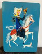 Verkade Koektrommel Dame te Paard Vintage Blik, Antiek en Kunst, Ophalen of Verzenden