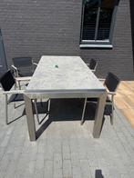 RVS Tuintafel, Ophalen of Verzenden, Zo goed als nieuw, Rechthoekig, Rvs