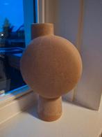 Bruin vaas, Ophalen of Verzenden, Nieuw, Glas, Minder dan 50 cm