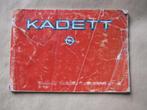 Handleiding Kadett D, Ophalen of Verzenden