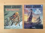 2 stripboeken Buddy Longway Chinook en De Witte Demon Derib, Gelezen, Ophalen of Verzenden, Derib, Meerdere stripboeken