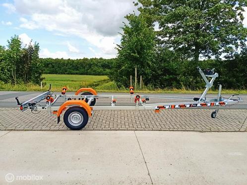 Thomas TT-1300| Boottrailer| 1300 KG. | 6,00 meter |Geremd, Watersport en Boten, Boottrailers, Gebruikt, Sloepentrailer, Minder dan 1500 kg