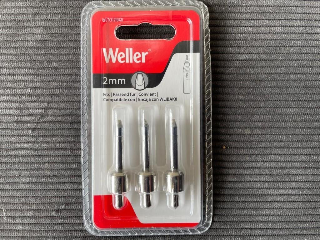weller soldeerpunt beitel, WLTCH2IBA8, 2mm 3 PK, Nieuw, Ophalen of Verzenden, Weller