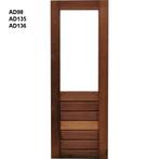 Hardhouten achterdeur | achterdeur | schuurdeur | buitendeur, Nieuw, 80 tot 100 cm, Hout, Buitendeur