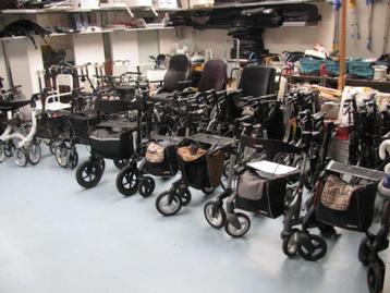 Meerdere soorten rollators van €35,00 tot €250,00 beschikbaar voor biedingen