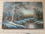 Schilderij I Cafieri  winterlandschap, Ophalen