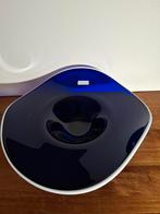 Prachtige blauwe glazen schaal uit Tjecho-Slowakije., Antiek en Kunst, Ophalen of Verzenden