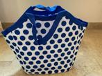 Tas 'Wit/Blauw Gestipt' Nieuw, Ophalen of Verzenden, Nieuw, Blauw
