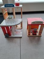 Houten garage, Kinderen en Baby's, Ophalen, Gebruikt, Poppenhuis