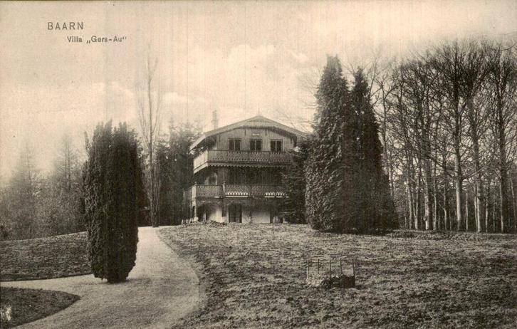 Baarn- Villa, Verzamelen, Ansichtkaarten | Nederland, Gelopen, Utrecht, Voor 1920, Ophalen of Verzenden
