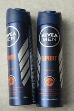 2 deo Nivea men Sport Quick dry 48H 150 ml spray Nieuw, Nieuw, Ophalen of Verzenden, Deodorant of Bodyspray