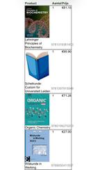 Bio-farmaceutische Wetenschappen 1e jaars boeken, Ophalen, Zo goed als nieuw