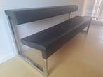 Leren eettafel bank, Ophalen, Gebruikt, 50 tot 100 cm, Vijf personen of meer