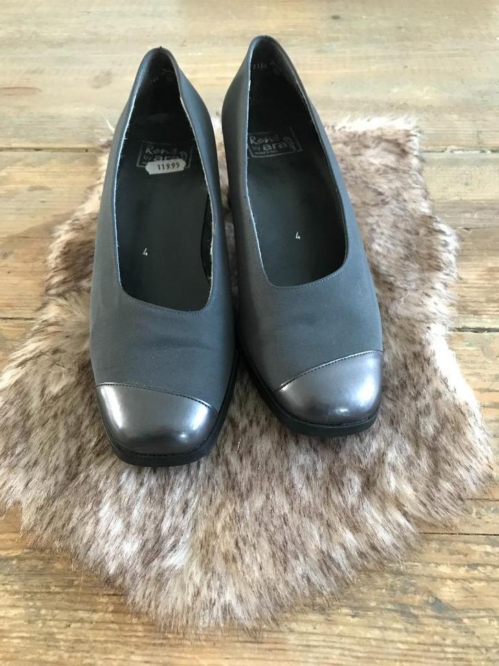 schoenen (René by Ara), Kleding | Dames, Schoenen, Zo goed als nieuw, Schoenen met lage hakken, Grijs, Ophalen of Verzenden