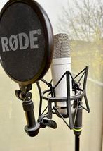 Røde NT1 microfoon met shockmount, Muziek en Instrumenten, Microfoons, Ophalen of Verzenden, Zo goed als nieuw, Studiomicrofoon