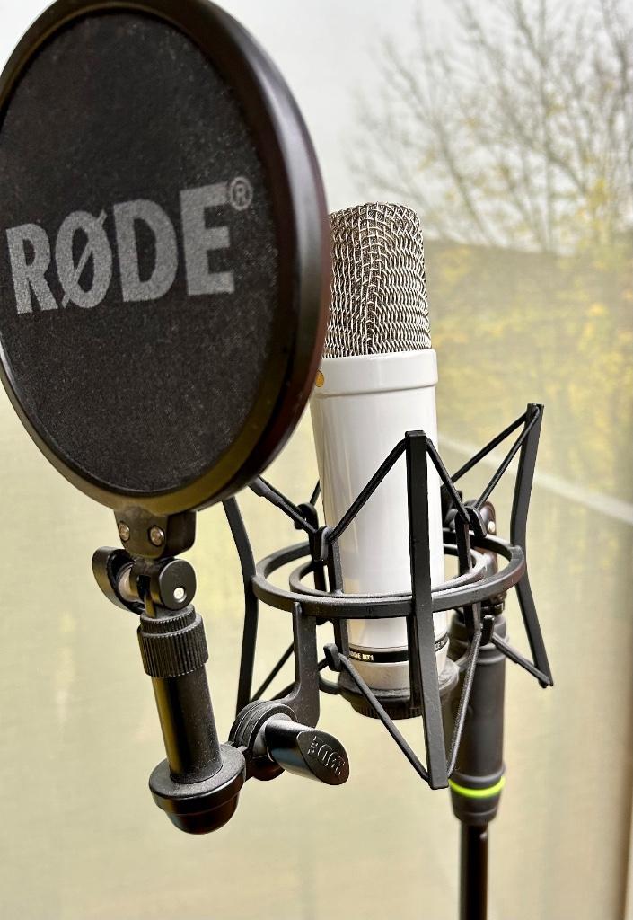 Røde NT1 microfoon met shockmount, Muziek en Instrumenten, Microfoons, Zo goed als nieuw, Studiomicrofoon, Ophalen of Verzenden
