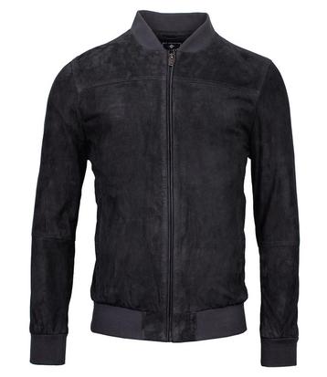 Baileys suede jas donkerblauw  beschikbaar voor biedingen