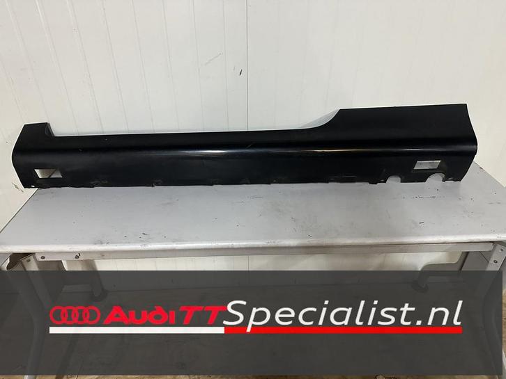 Sideskirt/ dorpel links zwart Audi TT MK2 8J LZ9Y, Auto-onderdelen, Carrosserie en Plaatwerk, Bumper, Audi, Links, Gebruikt, Herkomst onderdeel bekend