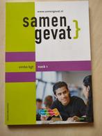 Samengevat vmbo kgt Nask 1, z.g.a.n., Boeken, A. Niënkemper, Ophalen of Verzenden, Zo goed als nieuw, MBO