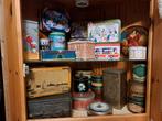 Hele verzameling oude en vintage blikken trommels ruim 250, Verzamelen, Blikken, Ophalen, Gebruikt, Overige, Overige merken
