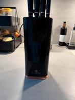 Berlinger Haus 4-delige messenset + messenblok, Ophalen, Gebruikt, Rvs of Chroom