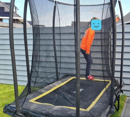 Salta trampoline rechthoekig Comfort Edition 153x214cm Antra, Kinderen en Baby's, Speelgoed | Buiten | Trampolines, Zo goed als nieuw