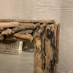 Spiegel – driftwood / drijfhout - 50 x 40 cm - Bij TTM Wonen, Huis en Inrichting, Woonaccessoires | Spiegels, Nieuw, Minder dan 100 cm