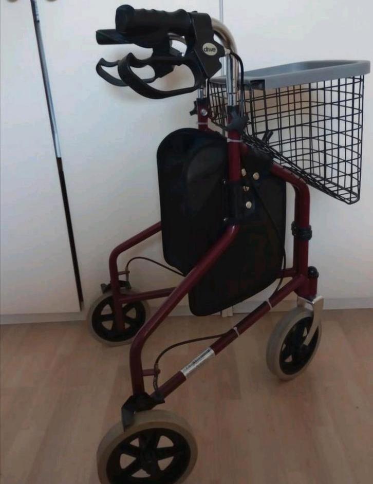 Binnenrollator TRI Walker Drive, zeer wendbaar met 3 wielen, Diversen, Rollators, Ophalen