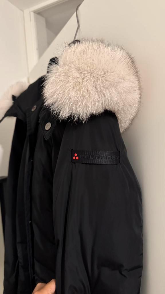 Mooie peuterey jas met bont, Kleding | Dames, Jassen | Winter, Zo goed als nieuw, Ophalen of Verzenden