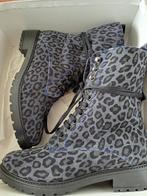 Nieuwe Handmade leren laarsjes maat 38, Blauw, Lage of Enkellaarzen, Ophalen of Verzenden, Zo goed als nieuw