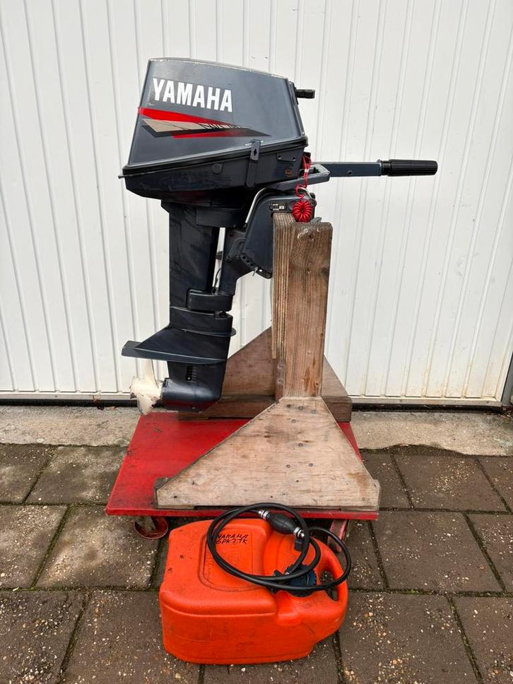 Yamaha 6 pk 2 takt korstaart buitenboordmotor motorboot rib., Watersport en Boten, Buiten- en Binnenboordmotoren, Gebruikt, Benzine
