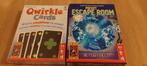 2 spellen 999games qwirkle cards en escape room nieuw !, Een of twee spelers, Ophalen of Verzenden, Nieuw