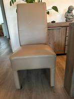 Zes eetkamerstoelen op wielen, Huis en Inrichting, Stoelen, Ophalen, Kunststof, Gebruikt, Overige kleuren