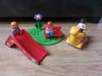 Playmobil 1-2-3 set 6748 - Speeltuin met glijbaan, Kinderen en Baby's, Speelgoed | Playmobil, Ophalen of Verzenden, Zo goed als nieuw