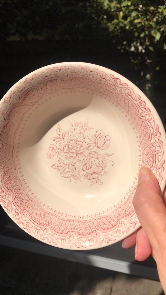 Engels schaaltje oudroze, Antiek en Kunst, Antiek | Schalen, Ophalen of Verzenden