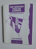 First repertoire pieces for saxophone - bladmuziek - € 10.00, Ophalen of Verzenden, Zo goed als nieuw, Les of Cursus, Saxofoon