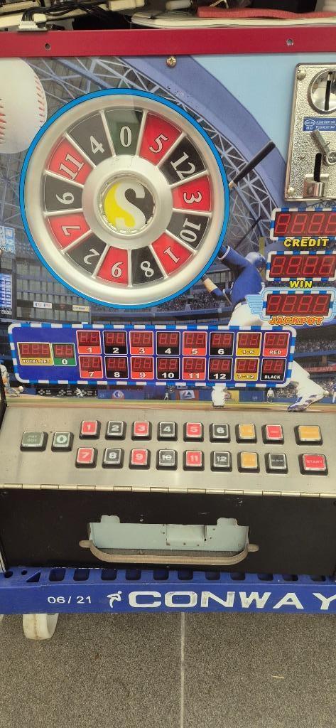 gokkast roulette, Verzamelen, Automaten | Gokkasten en Fruitautomaten, Nieuw, Euro, Met sleutels, Ophalen